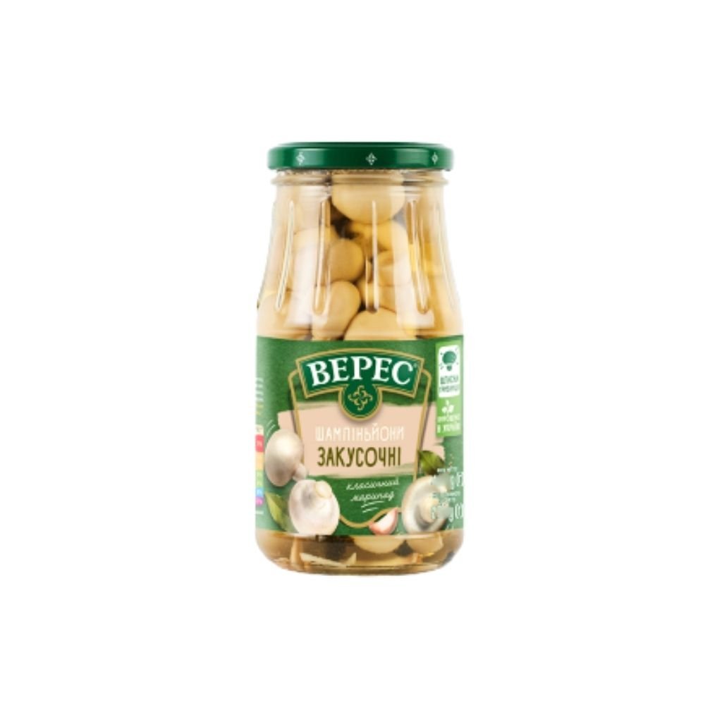 Grzyby marynowane pieczarki sterylizowane Zakąskowe 