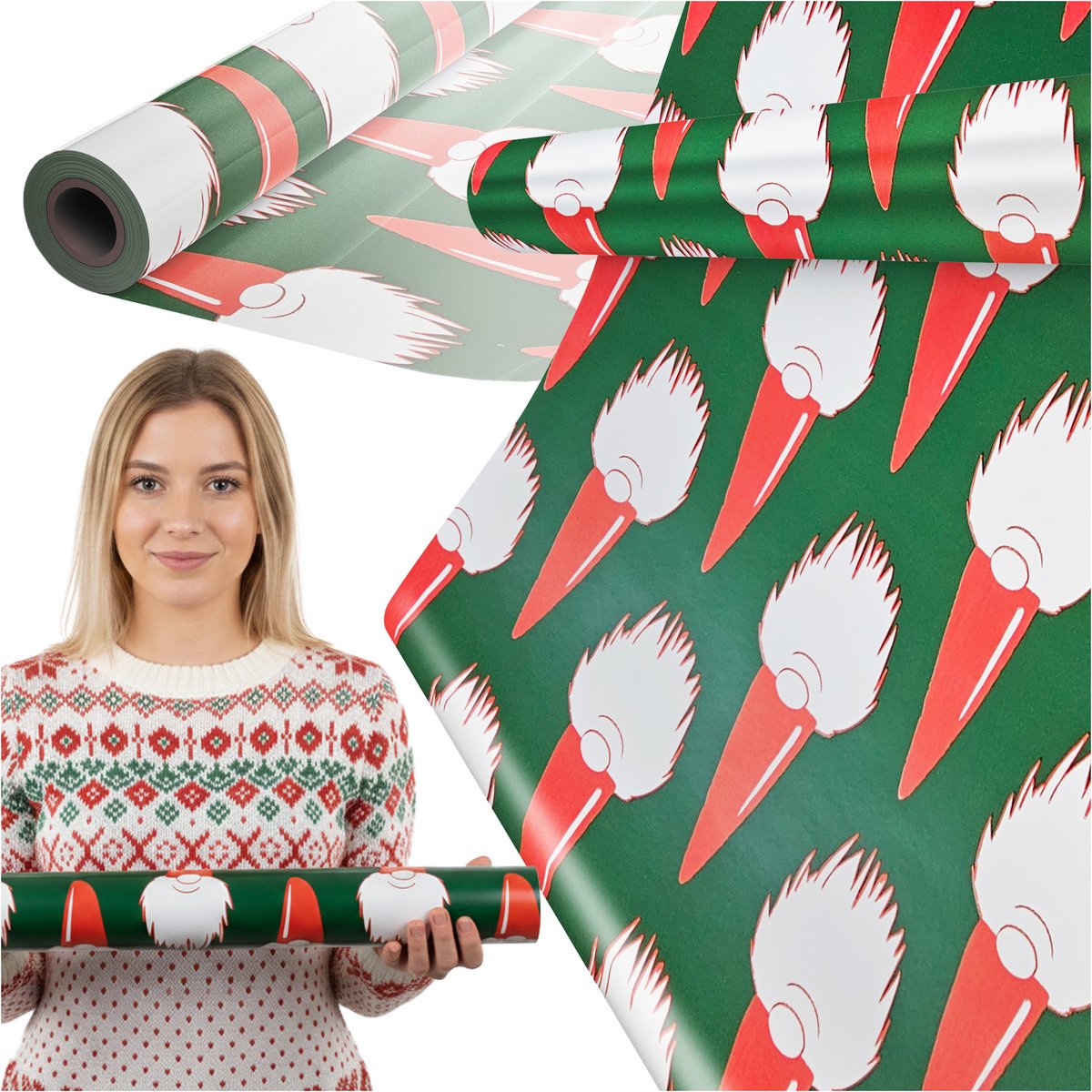 Papier Do Pakowania Prezentów 20 Metrów Megarolka Świąteczny Do Paczek