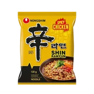 Szybkie dania obiadowe - Zupka koreańska instant Shin Ramyun Spicy Chicken 120g NongShim - miniaturka - grafika 1