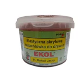 Szpachlówki - Elastyczna szpachlówka do drewna 1 kg Mahoń Jasny EKOL - miniaturka - grafika 1