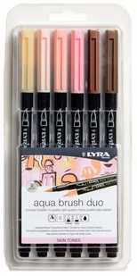 Lyra Pisaki Markery Dwustronne Aqua Brush 6 Skin - Cienkopisy - miniaturka - grafika 1