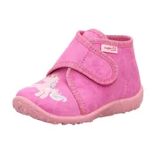 Kapcie damskie - Superfit Spotty kapcie domowe, różowe 5550, 24 EU szerokie, Różowy 5550, 24 EU Weit - miniaturka - grafika 1