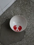 Miski i półmiski - Misa porcelanowa z rakiem mała LA LUZ - miniaturka - grafika 1