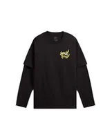 Koszulki męskie - T-shirt Męski z długim rękawem VANS For Nothing Twoffer LS Black VN000RG5BLK1 XS - miniaturka - grafika 1