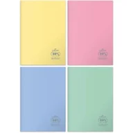Zeszyty szkolne - Zeszyt A5 60k kratka ECO PP PASTEL COLORS 9552746 HERLITZ - miniaturka - grafika 1