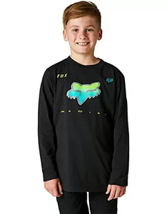 Fox Yth Rkane Ls Tee Black - Odzież motocyklowa - miniaturka - grafika 1