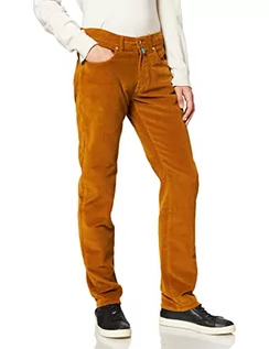 Spodnie męskie - Pierre Cardin spodnie męskie lyon, pomarańczowy, 30W / 34L - grafika 1