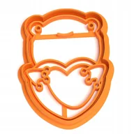 Formy do ciast - Foremka Żabka Żaba Serce Walentynki Wykrawacz - miniaturka - grafika 1