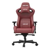 Fotele gamingowe - Anda Seat Kaiser 2 XL Gamingowy do 200kg Skóra ECO Bordowy - miniaturka - grafika 1