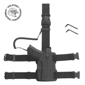 Kabury i pokrowce - kabura taktyczna do Glock IMPERIAL-EAGLE SSS-2007GS + smycz taktyczna - miniaturka - grafika 1