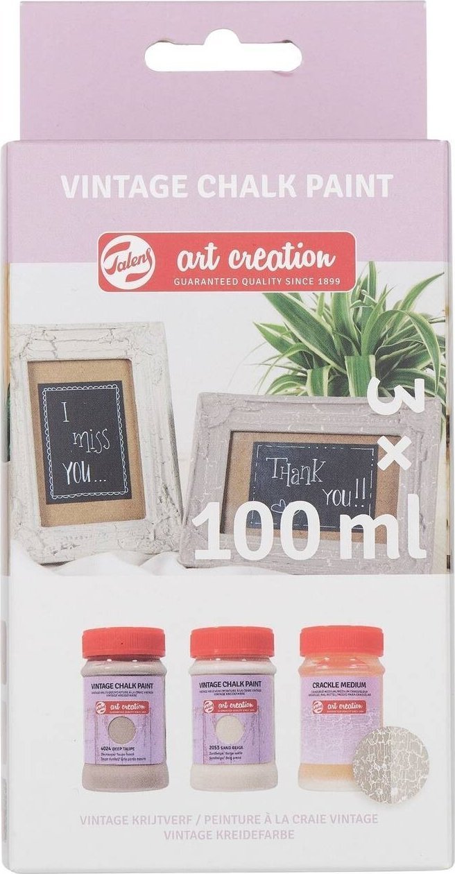 Talens Talens Art Creation Vintage Chalk set Beiges 2 x 100 ml + crackle medium