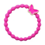 Ozdoby do włosów - By Eloise London Gold Butterfly Gumka do włosów 1 szt Odcień Fuchsia - miniaturka - grafika 1
