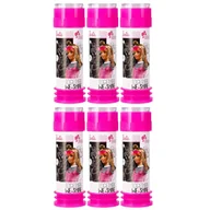 Bańki mydlane - Barbie Różowe banki mydlane z grą 55 ml MY BUBBLE 12 szt - miniaturka - grafika 1