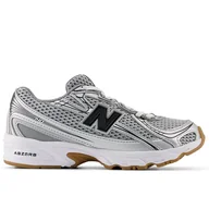 Buty dla dziewczynek - Buty dziecięce New Balance PZ740GB - szare - miniaturka - grafika 1