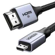 Kable - Kabel micro HDMI - HDMI 8K UGREEN HD164 1m - miniaturka - grafika 1