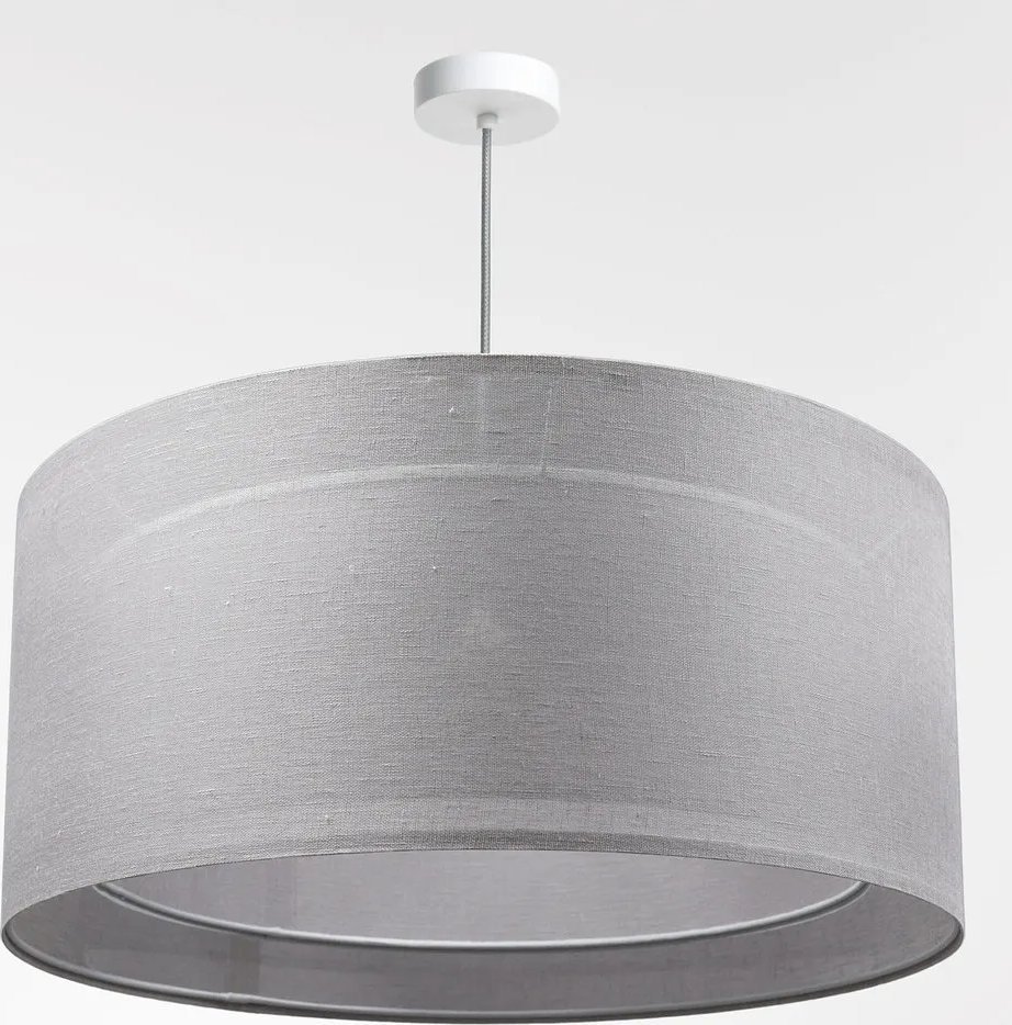 Lampa wisząca DUO LEN LIGHT 005-60 szara/beżowa BPS KONCEPT