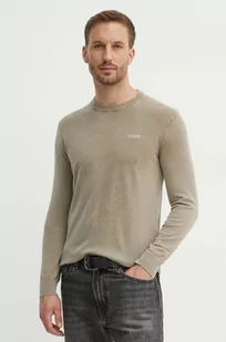 Guess sweter z domieszką jedwabiu CHESLEY kolor granatowy lekki M4GR06 Z3DN1 - Swetry męskie - miniaturka - grafika 1