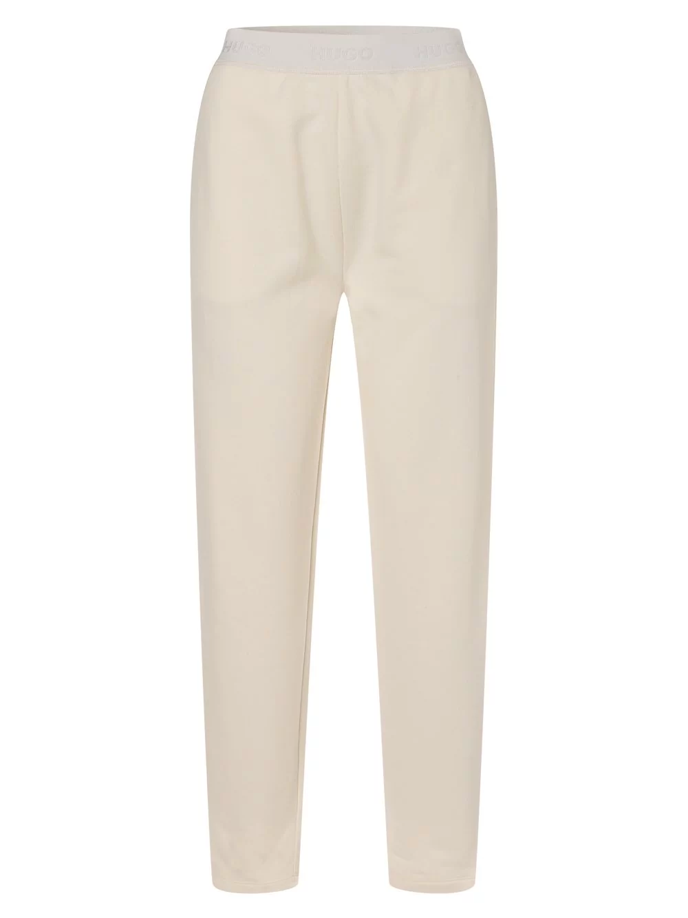 HUGO HUGO - Damskie spodnie dresowe  Nariane, biały