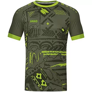 JAKO Koszulka męska Trikot Tropicana, Zielony sportowy, L - Koszulki męskie - miniaturka - grafika 1