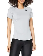 Koszulki i topy damskie - Under Armor Rush, damska koszulka z krótkim rękawem Grey (Mod Gray/Black) M - miniaturka - grafika 1