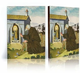 Ikona religijna Błogosławiony Gracjan - Ikony i obrazy sakralne - miniaturka - grafika 1
