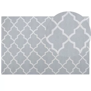 Beliani Dywan bawełniany 200 x 300 cm szary SILVAN - Dywany Beliani Dywan bawełniany 200 x 300 cm szary SILVAN - Dywany - miniaturka - grafika 1