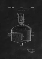Plakaty - Galeria Plakatu, Plakat, Patent Sztuka Warzenia Piwa Projekt z 1944, black, 21x29,7 cm - miniaturka - grafika 1