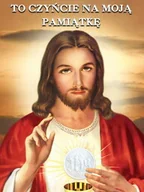 Ikony i obrazy sakralne - Baner na Boże Ciało "To czyńcie na moją pamiątkę" 75x100 cm - miniaturka - grafika 1