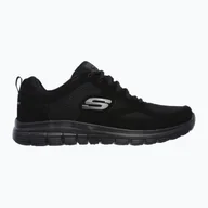 Sport OUTLET - Buty męskie SKECHERS Burns Agoura black - miniaturka - grafika 1