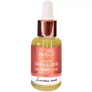 Indigo Keratin Oliwka do Skórek Raspberry Love 8ml - Olejki i oliwki do paznokci - miniaturka - grafika 1