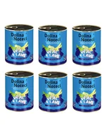 Mokra karma dla psów - Dolina Noteci Premium SuperFood cielęcina i jagnięcina 400 g x 6 szt - miniaturka - grafika 1