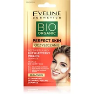 Maseczki do twarzy - Eveline COSMETICS Perfect Skin Rozświetlający enzymatyczny peeling gommage, 8 ml - miniaturka - grafika 1
