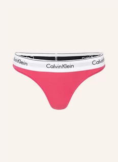 Majtki damskie - Calvin Klein Stringi Modern Cotton pink - grafika 1