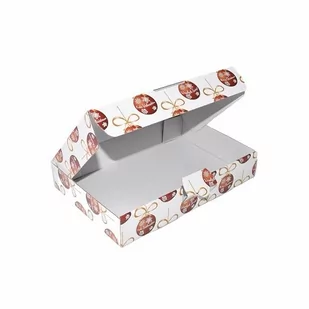 Pudełko Fasonowe Świąteczne W Bombki 240X160X45mm - Pudełka i szkatułki - miniaturka - grafika 1