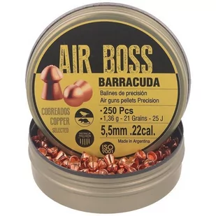 Apolo - Śrut do wiatrówki Air Boss Barracuda Copper - 5.50 mm - 250 szt - E30001.G2 - Amunicja do wiatrówek - miniaturka - grafika 2