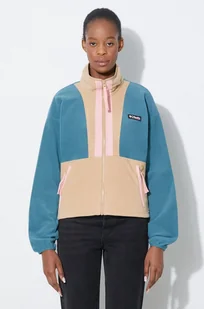 Columbia bluza Back Bowl damska kolor niebieski wzorzysta 2001293 - Bluzy damskie - miniaturka - grafika 1