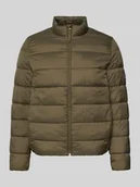 Kurtki męskie - Kurtka pikowana o kroju regular fit ze stójką - miniaturka - grafika 1