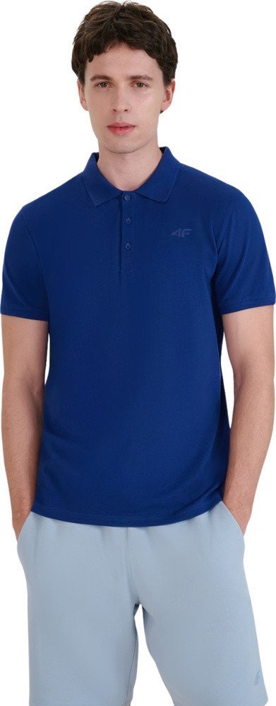 Koszulka męska polo 4F M366 granatowa 4FWMM00TPTSM366 031S 2XL