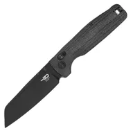 Noże - Nóż składany Bestech Slasher Black Micarta, Black Stonewashed D2 (BG56A-2) - miniaturka - grafika 1