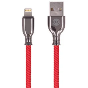 Forever Kabel iPhone 8-PIN Tornado czerwony 1m 3A - Kable USB - miniaturka - grafika 1