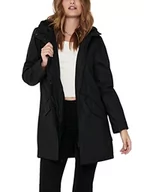 Kurtki damskie - ONLY Onlsally Raincoat Otw Noos Kurtka przeciwdeszczowa Kobiety, Black / Black Teddy, XL - miniaturka - grafika 1