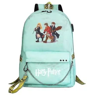 Plecaki - Harry Potter Plecak dla nastolatków - Modny tornister, kreskówka o dużej pojemności - Plecak podróżny dla chłopców i dziewcząt, Casual Mochilas For... - miniaturka - grafika 1