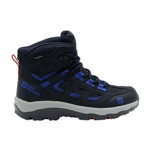 Dziecięce buty trekkingowe Jack Wolfskin VOJO TEXAPORE MID K night blue - 26 - Buty dla dziewczynek - miniaturka - grafika 1