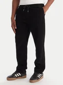 Spodnie męskie - Quiksilver Spodnie materiałowe Taxer EQYNP03315 Czarny - miniaturka - grafika 1