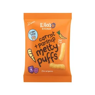 Ella's Kitchen BIO Chipsy marchewka i pasternak, 20g - Kaszki dla dzieci - miniaturka - grafika 1