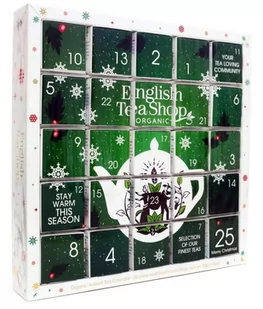 BIO Kalendarz adwentowy English Tea Shop Green Puzzle 25x2g - Herbata - miniaturka - grafika 2