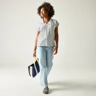 Koszulki i topy damskie - Regatta Koszulka damska Lorana Biały, Cotton, Rozmiar: 40 - miniaturka - grafika 1