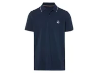 Koszulki męskie - LIVERGY® T-shirt polo męski z bawełny (Granatowy, S (44/46)) - miniaturka - grafika 1