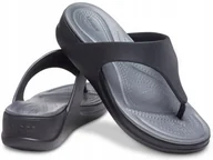 Klapki i japonki damskie - Japonki Damskie Klapki Crocs Boca Wedge Flip 41-42 - miniaturka - grafika 1