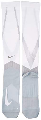 Nike męskie U NK SPARK COMP KNEE wysokie skarpety white/Wolf grey/(white) 12-